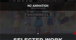 Desktop Screenshot of m2animation.com