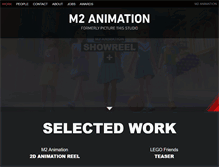 Tablet Screenshot of m2animation.com